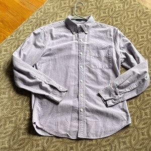 J. Crew Men's Button-Down Shirt in Faded Lavender